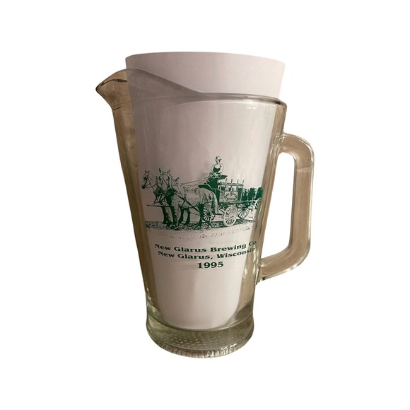 Vintage 90’s Beer Pitcher from New Glarus Brewing: Excellent Used Condition - Picture 3 of 3